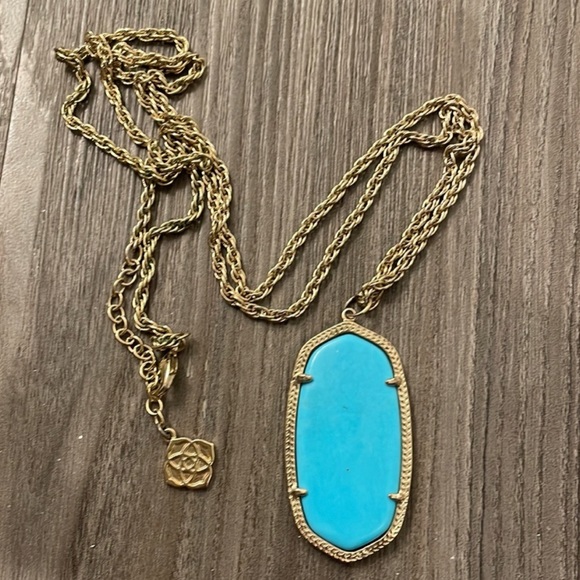 Kendra Scott Turquoise Statement Necklace - Picture 4 of 6
